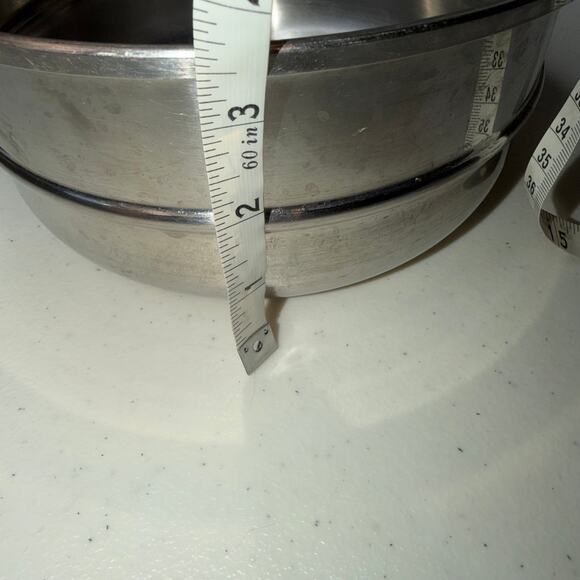 Saladmaster 8" Double Boiler Steamer Insert Strainer Colander Stainless Steel - Picture 2 of 6